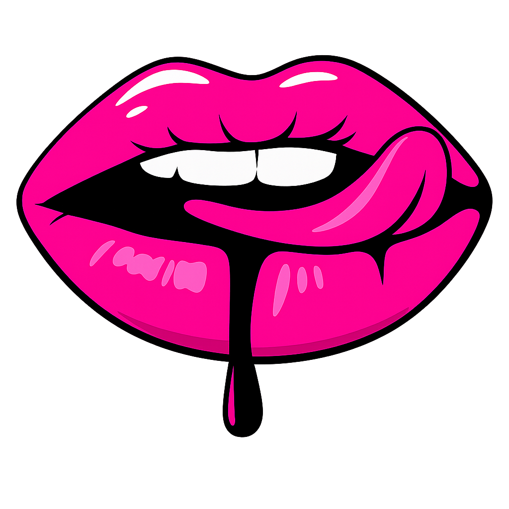 Neon Lips Logo